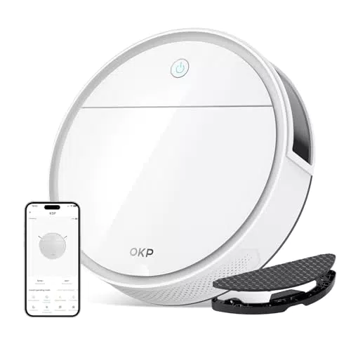 OKP K5P Aspirateur Robot 2 en 1 avec WiFi, Alexa et autonomie de 150 min