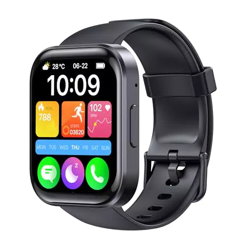 OUKITEL BT103 - Montre connectée avec appel Bluetooth et 100 modes sportifs