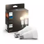 Philips Hue White - Ampoule LED E27 connectée avec contrôle vocal Alexa et Google