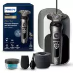 Philips Rasoir Électrique S9000 Prestige Wet&Dry avec Technologie SkinIQ et Accessoires