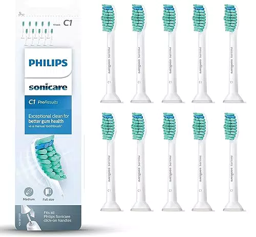 Philips Sonicare Lot de 8 têtes de brosses à dents électriques soniques ProResults Standard