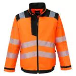 Veste de Travail Haute Visibilité Portwest PW3 - Orange/Noir