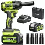 Robustrue Clé à choc sans fil 21V, couple max 550N.m, moteur brushless, chargeur rapide