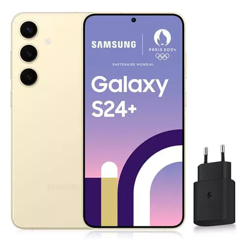 Samsung Galaxy S24+, Smartphone Android 5G 256 Go, Chargeur rapide 25W inclus