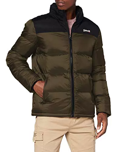 Schott NYC Mixte Utah Doudoune, Gris, M EU