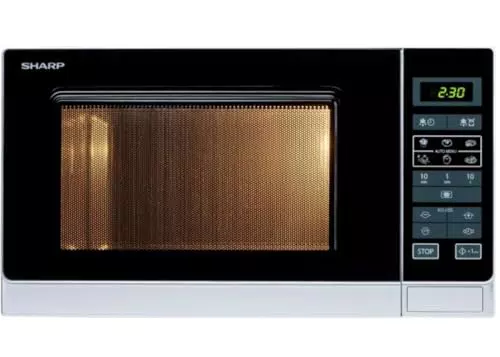 Sharp R-342INW Micro-ondes Solo 25L - Performance et Efficacité à Petit Prix