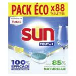 Pastilles Lave-Vaisselle Tout-en-Un Écologiques, 88 Lavages