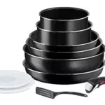 Tefal Ingenio L1599802 Batterie de cuisine empilables avec revêtement antiadhésif