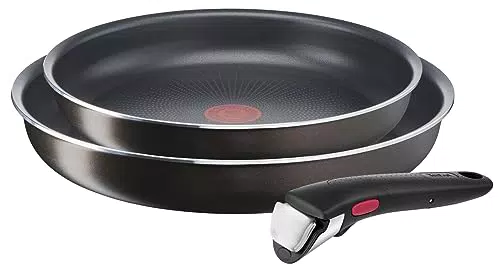 Tefal Ingenio Poêles avec Poignée Amovible, Revêtement Antiadhésif, Easy Plus L1509202