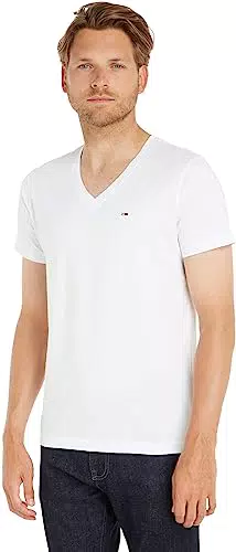 Tommy Hilfiger T-Shirt Homme Manches Courtes TJM Original Col En V
