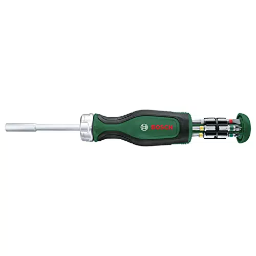 Bosch Tournevis à cliquet à couple élevé avec porte-embout magnétique