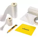 WAGNER Kit de masquage Premium avec ruban adhésif et protection contre la pulvérisation