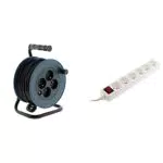Enrouleur ménager Zenitech & Prolongateur 16A 2P+T HO5VV-F 3G1,5mm² 5m