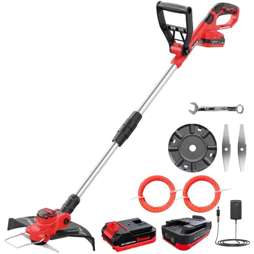 Bamse Coupe Bordure sans Fil 21V - Débroussailleuse Brushless à Batterie