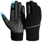 Boildeg Gants de Cyclisme Chauds Antidérapants et Respirants pour VTT et Route