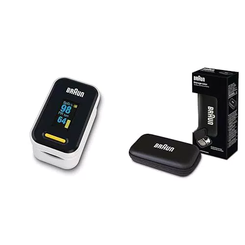 Braun Oxymètre de pouls 1 de YK-81CEU, Noir et Blanc