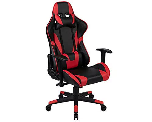 Fauteuil de jeu Flash Furniture X20 inclinable en cuir souple ergonomique