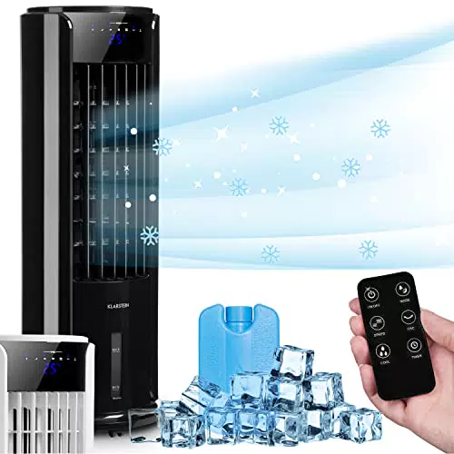 Klarstein Rafraichisseur d'Air 4 en 1 Portable - Climatiseur, Humidificateur, Ventilateur