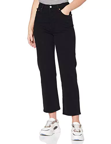 Levi's Femme Ribcage Straight Ankle, Dark Mineral