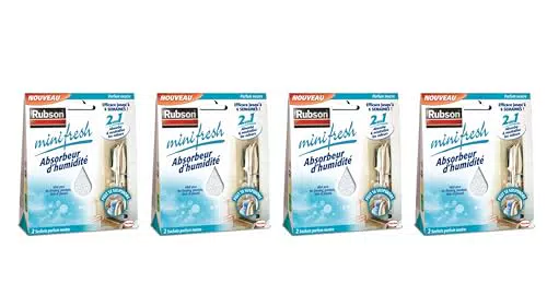 Rubson Minifresh - Absorbeur d’humidité parfum neutre pour dressing et placard