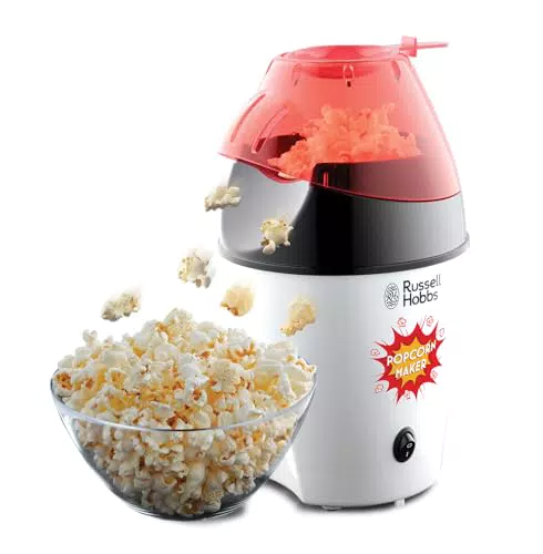 Russell Hobbs Machine à pop-corn Fiesta 24630-56, sans graisse, 1200W, facile à nettoyer