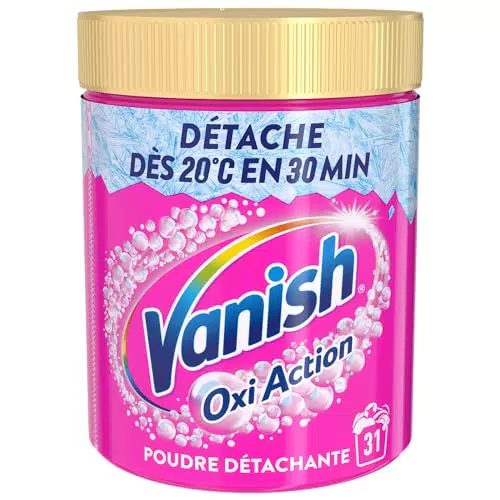 Vanish Détachant Oxi Action Poudre Efficace à Partir de 20°