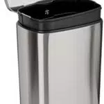 Amazon Basics Poubelle rectangulaire à fermeture douce 50L
