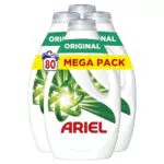 Ariel Lessive Liquide, 80 Lavages, Original, Impeccable Même En Cycle Court Et À Froid