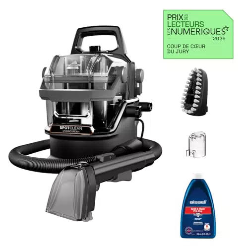 BISSELL SpotClean HydroSteam - Nettoyeur vapeur puissant pour tapis et meubles