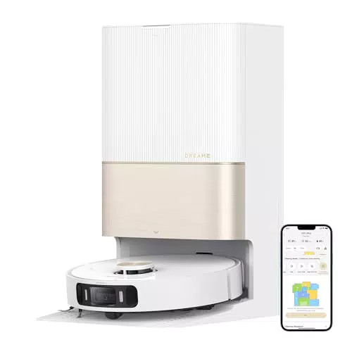 Dreame X30 Ultra Robot Aspirateur Laveur avec Auto-Nettoyage et Aspiration 8300 Pa