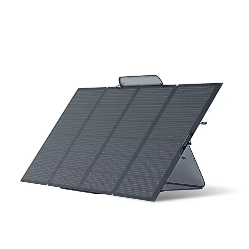 ECOFLOW Panneau Solaire Portable 400W Pliable avec Mallette de Support IP68