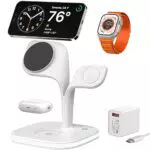 EXW Chargeur Induction Mag-Safe avec Lampe - Station de Chargeur sans Fil Rapide