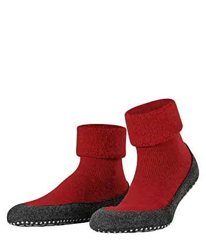 FALKE Cosyshoe M HP - Chaussettes Chaussons Homme en Laine avec Picots