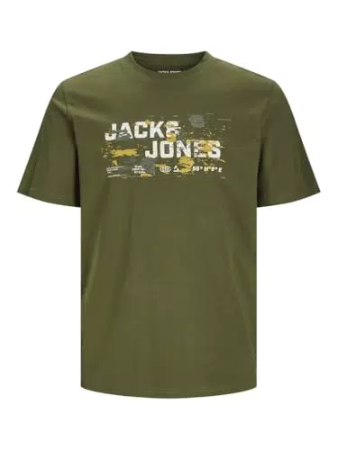 Jack & Jones T-Shirt Jcooutdoor avec Logo SS à Col Rond pour Homme
