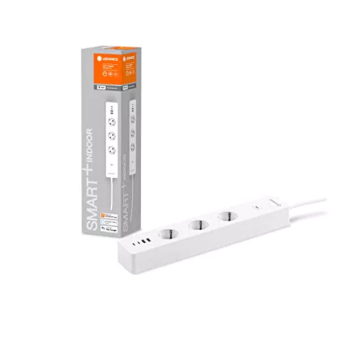LEDVANCE Smart Plug WiFi - Prise triple avec protection surcharges et USB