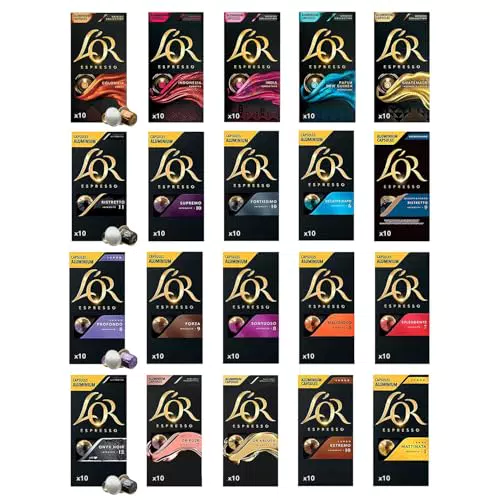 L'OR Espresso – Assortiment de capsules de café compatibles Nespresso