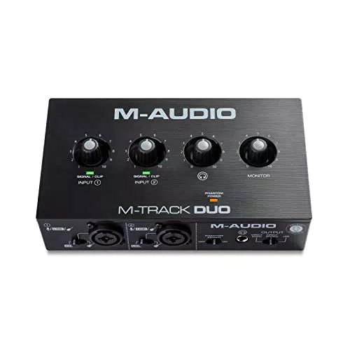 M-AUDIO M-TRACK DUO Interface audio USB avec entrées pour microphones