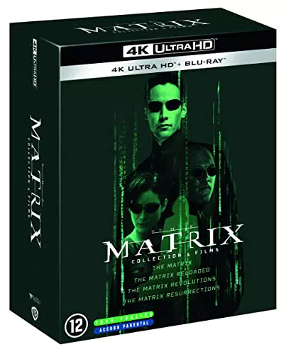 Matrix - Coffret 4 Films en 4K Ultra HD et Blu-Ray