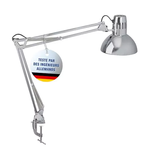 MAUL Lampe de bureau MAULstudy en métal LED professionnelle flexible