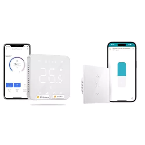 Meross Thermostat Connecté 16A pour Chauffage au Sol Électrique Compatible HomeKit