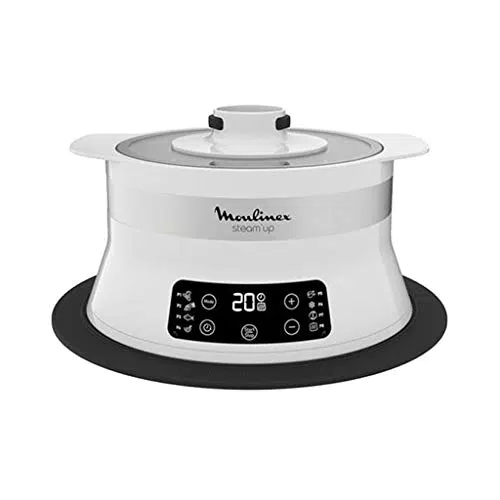 Moulinex Cuiseur Vapeur Steam Up VJ504010 avec 8 Programmes et Nettoyage Facile