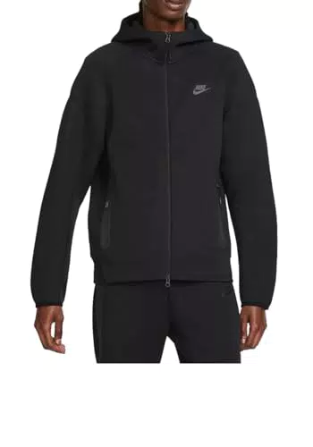 Nike M NK TCH FLC Fz Hoodie Full Zip LS Top pour Homme