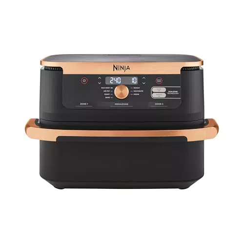 NINJA Foodi FlexDrawer Air Fryer 7-en-1 à Double Zone avec Séparateur Amovible