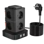 OLEKE Multiprise Électrique 8 Prises et 4 USB-C avec Interrupteur et Protection Surcharge
