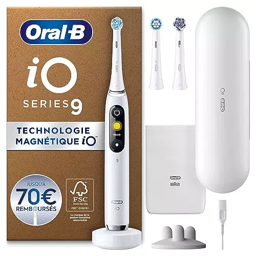 Oral-B iO 9 Brosse à Dents Électrique avec Chargeur et Étui de Voyage