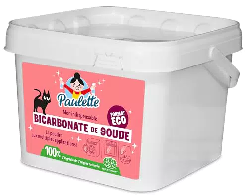Paulette - Bicarbonate de Soude Écologique, Nettoyage Doux et Élimination des Odeurs