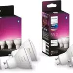 Philips Hue Ampoules Connectées GU10, Compatibles Bluetooth, Alexa et Google Assistant