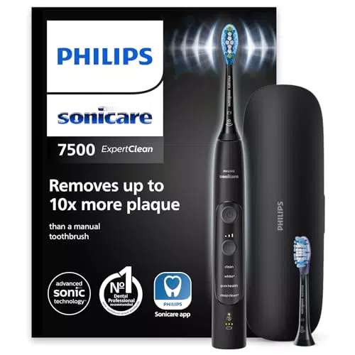 Brosse à Dents Électrique Philips Sonicare ExpertClean 7500 avec Brosse G3 Premium Gum Care - Modèle HX9631/16
