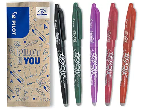 Pilot Stylo à bille effaçable FriXion Ball avec recharges et gomme