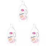 Soupline Adoucissant Concentré Hypoallergénique - Recharges Éco - Formule Active à Froid - 92% Ingrédients Naturels - Lot de 3 x 200 ml